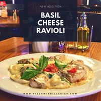 basil cheese ravioli pasta